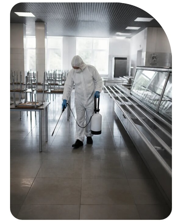 Дезинфекция столовой в Сальске по цене от 5084 р. | Сенат-Слс